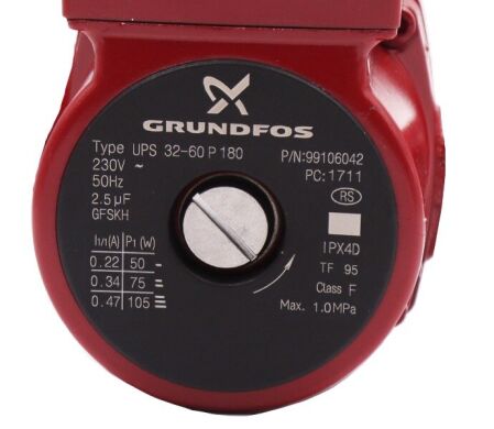 Насос циркуляційний Grundfos UPS 25-60/180, ціна | Піраміда24