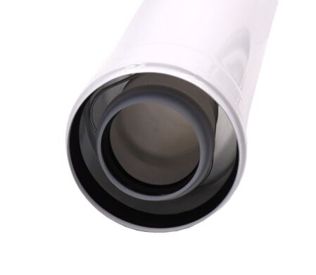 Удлинитель коаксиального дымохода 1 м &Oslash;60/100 мм конденсационный