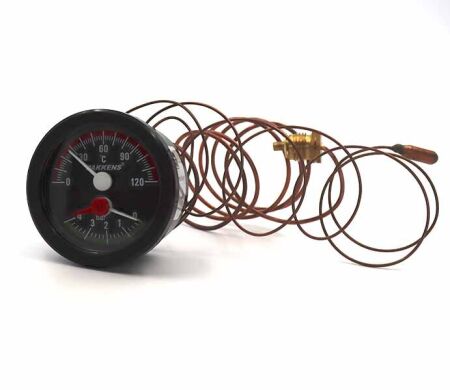 Термоманометр универсальный для напольных котлов, цена | Пирамида24