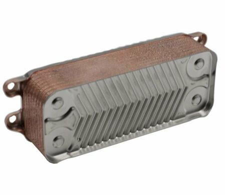 Теплообмінник ГВП Vaillant TurboTec, AtmoTec, EcoTec, EcoCompact 20-28 кВт, Protherm 18 пластин (0020038572), ціна | Піраміда24