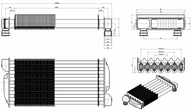 Теплообмінник первинний Baxi Eco, Luna, Luna Max, Westen Star, Energy (608550), ціна | Піраміда24