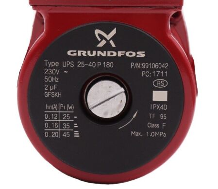 Насос циркуляционный Grundfos UPS 25-40/180, цена | Пирамида24